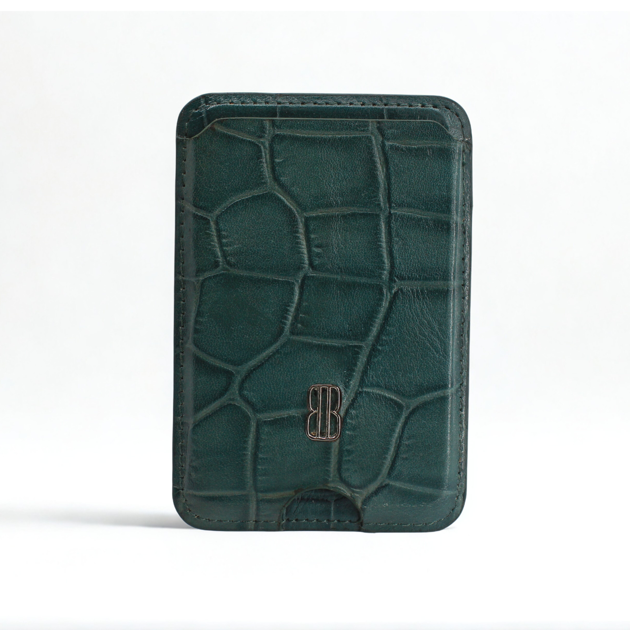 The Basic MagSafe Wallet: Croc-Embossed Print
