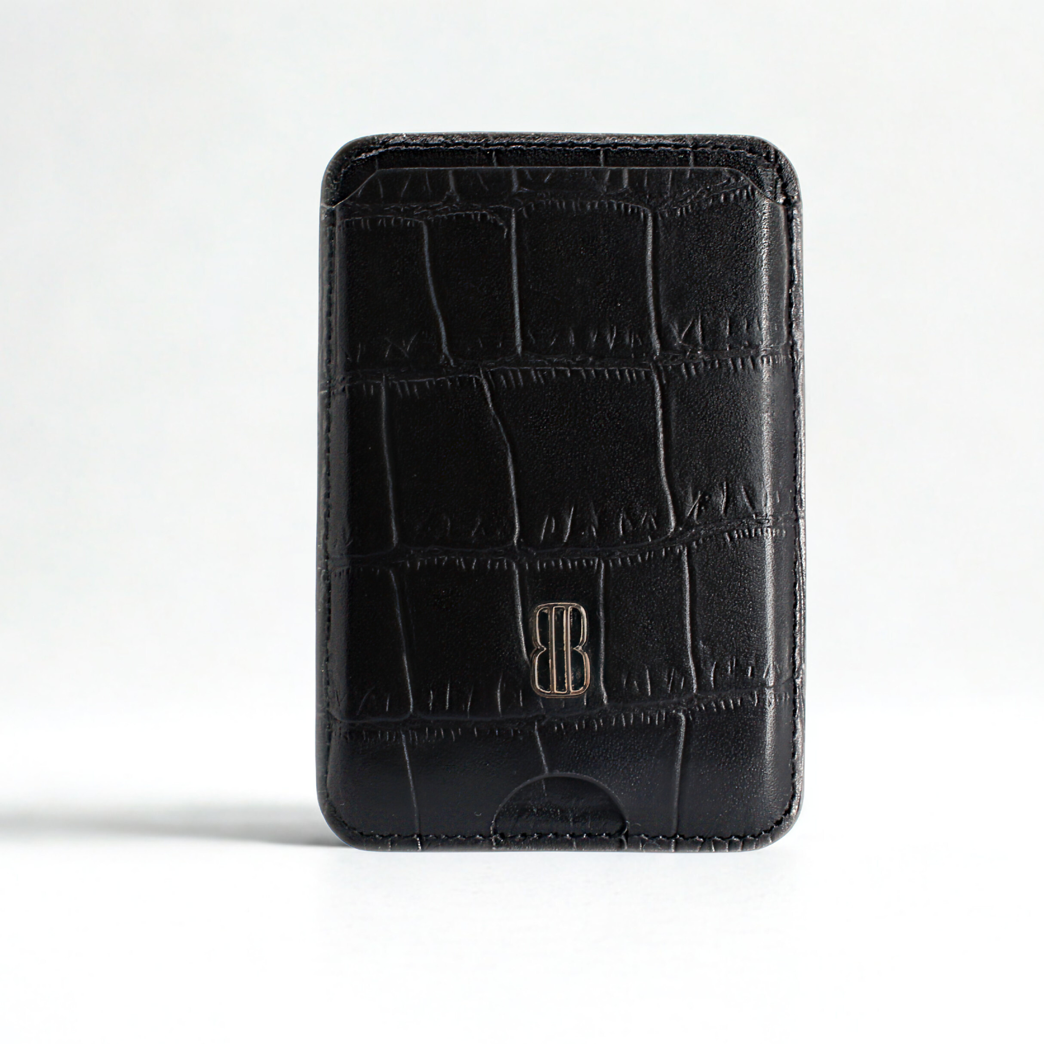The Basic MagSafe Wallet: Croc-Embossed Print